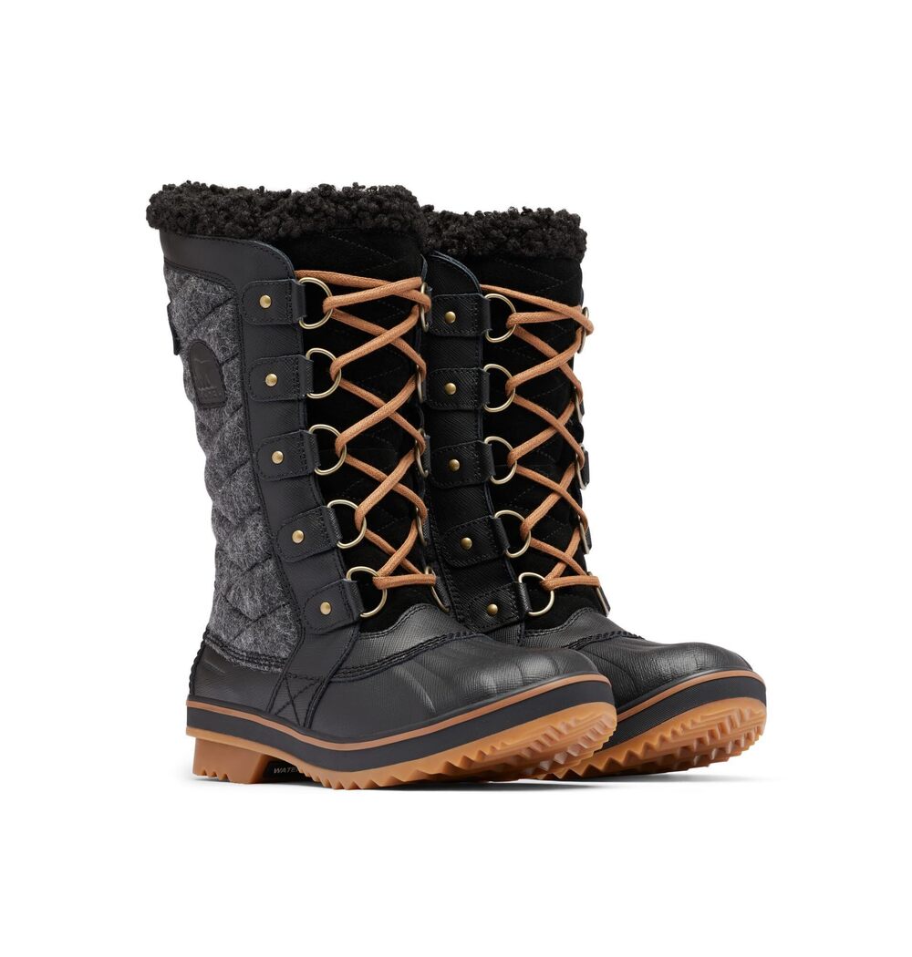 SOREL Women's Tofino ll Waterproof Boot - Black, Gum 10 - 6.5